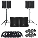 Large Party Speaker Package Hire with Sub