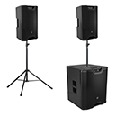 Medium to Large Party Speaker Hire package with subwoofer